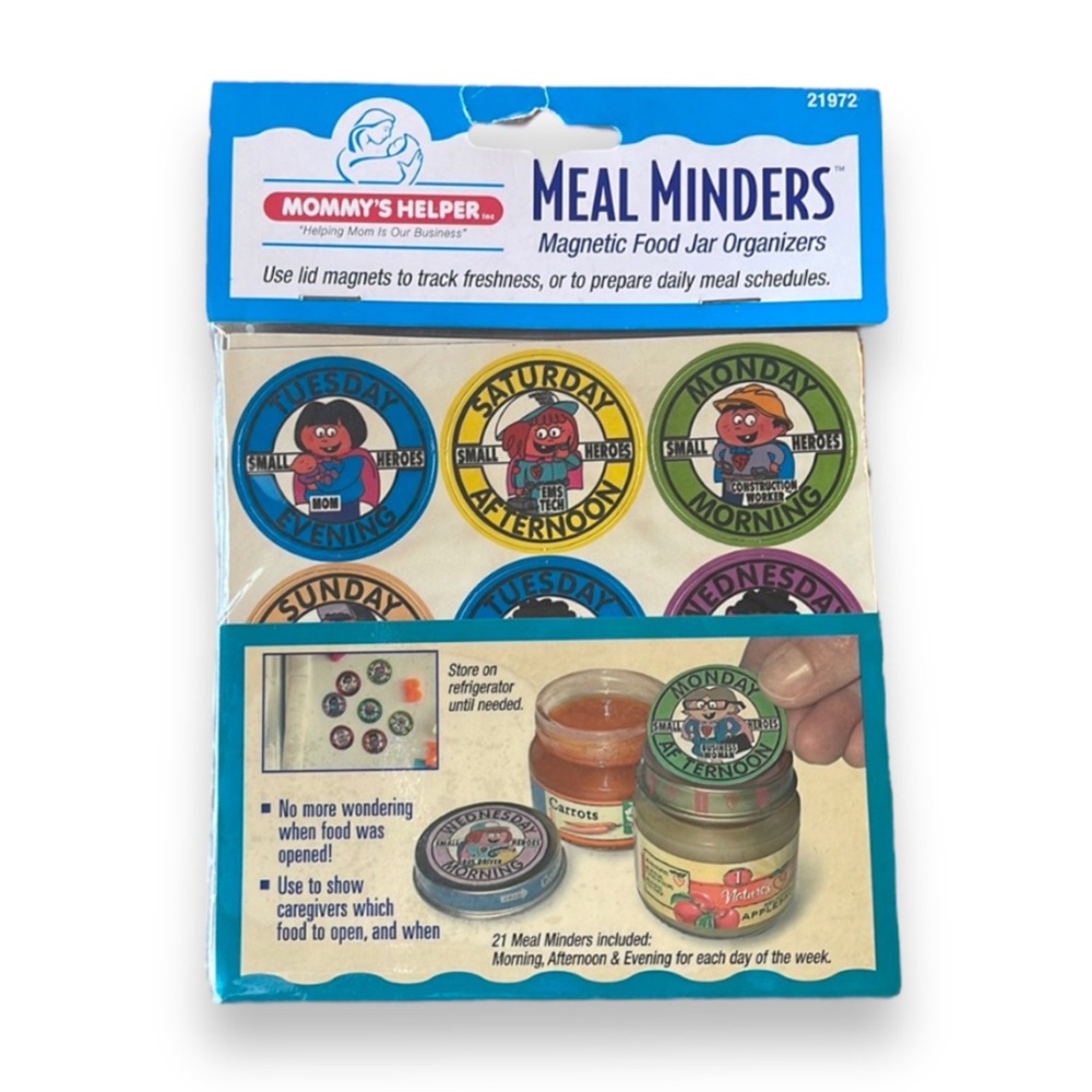 Mommy’s Helper Meal Minders Magnetic Food Jar Organizer